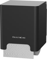 CWS ObjectLine Toilettenpapierspender Einzelrolle Edelstahl gebürstet mit Zylinderschloss