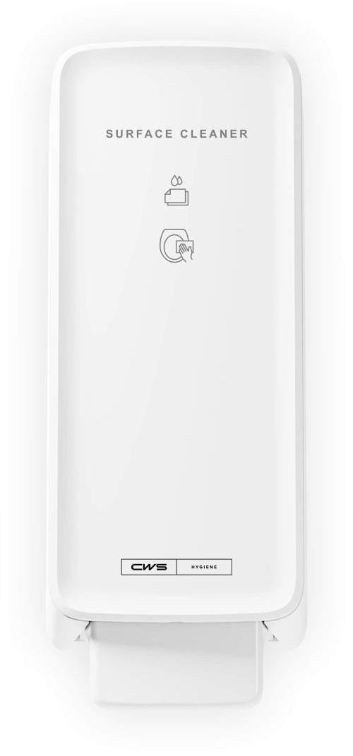 CWS PureLine Surface Cleaner Toilet NT: Sensor-Flächendesinfektionsmittelspender, weiß, berührungslos