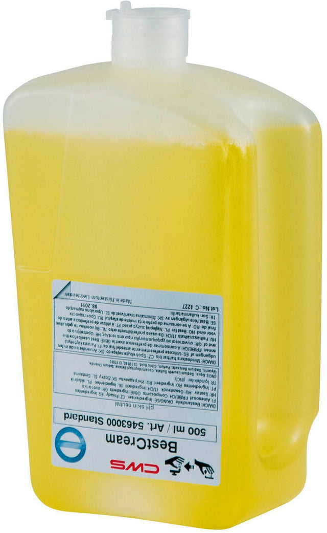CWS Best-Cream Standard 500 – 12 Flaschen flüssige Seifencreme für Best- und ParadiseLine