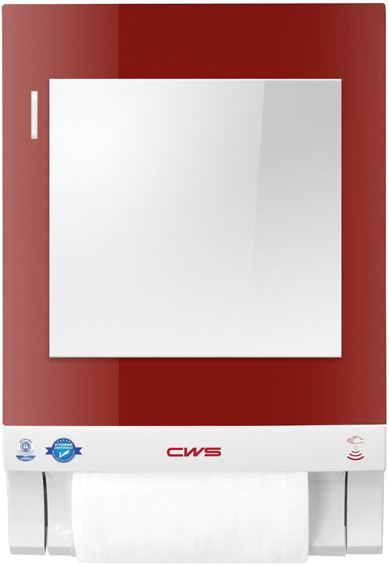 CWS Frontpanel Spiegel Spiegelaufsatz für Stoffhandtuchspender Paradise Dry Slim – Glas