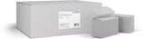 CWS Clear+ Faltpapier V-Falz 2-lagig, 4000 Blatt, weiß – Hygienepapier für Handtuchspender
