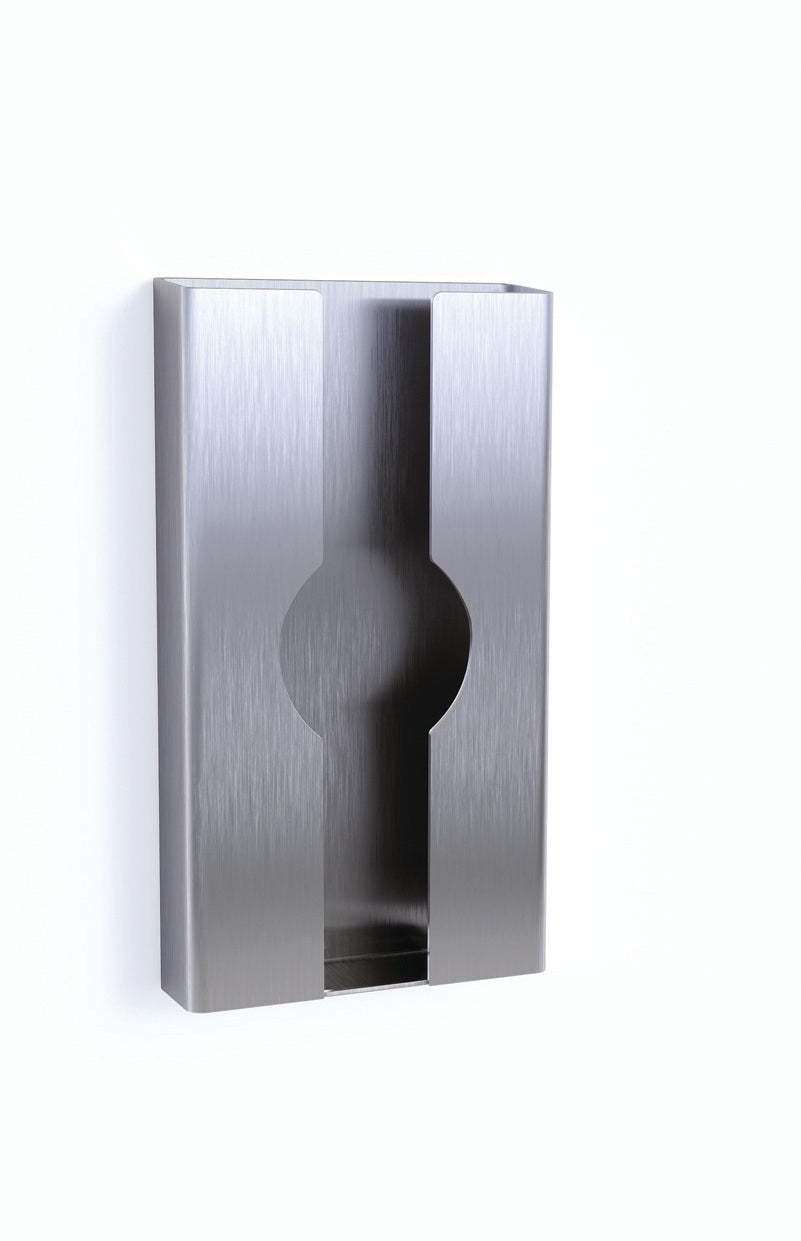 CWS Paradise Stainless Steel Bag Holder für Papiertüten, 205 x 113,5 x 32 mm, Edelstahl matt gebürstet