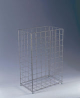 CWS Großraumpapierkorb 60 l Edelstahl-Geflecht, zusammenklappbar, 620 x 410 x 270 mm