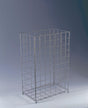 CWS Großraumpapierkorb 60 l Edelstahl-Geflecht, zusammenklappbar, 620 x 410 x 270 mm