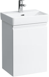 LAUFEN PRO S Waschtischunterbau 415 mm, 1 Tür, Scharnier links, weiß matt