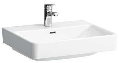 LAUFEN PRO S Aufsatzwaschtisch 550x465 mm, 1 Hahnloch, mit Überlauf, weiß