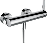LAUFEN Einhand-Duschenmischer KARTELL chrom – Aufputz-Brausemischer mit Rosette