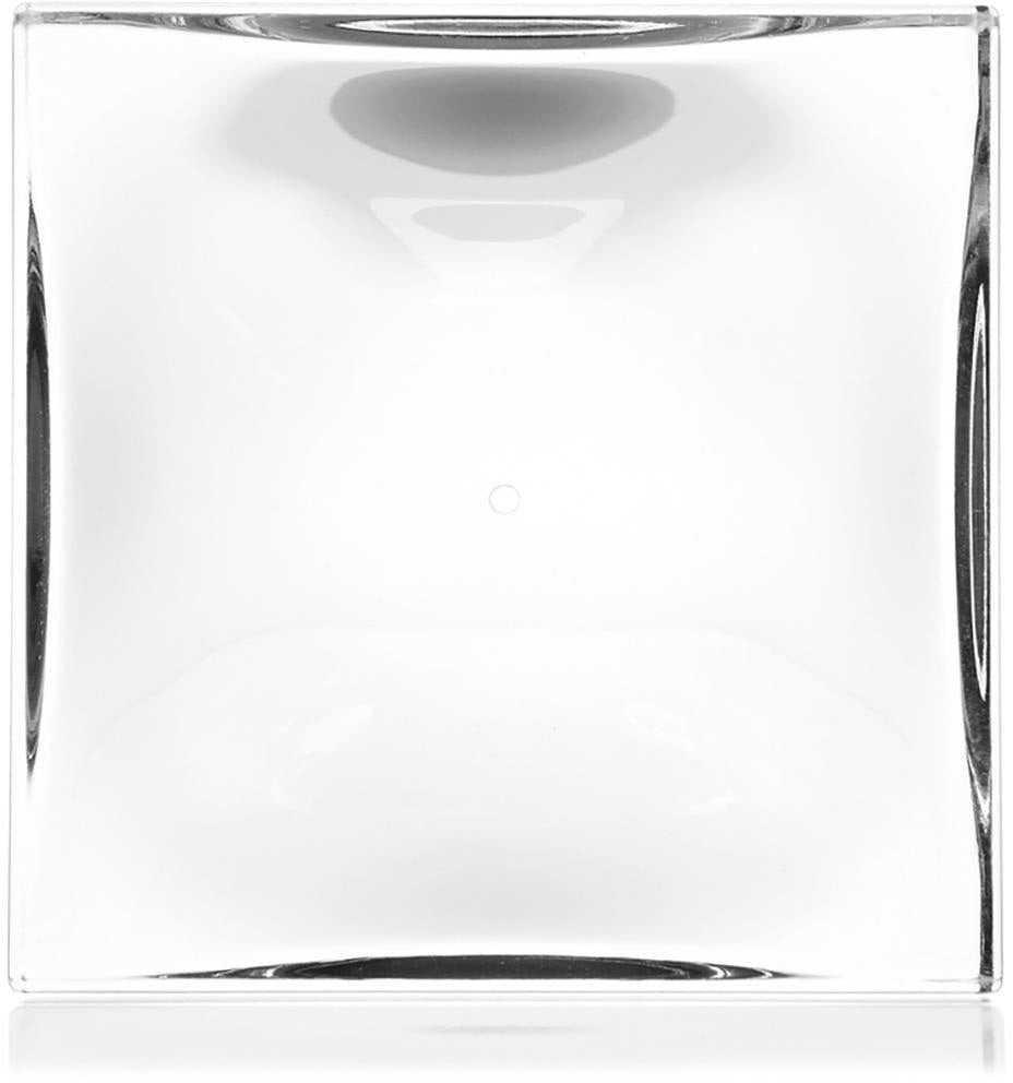 LAUFEN Seifenschale KARTELL BOXY 105x105x25 mm kristallklar – Designer-Accessoire fürs Bad