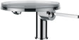 LAUFEN KARTELL Einhebel-Waschtischmischer mit Deko-Disc transparent chrom