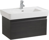 LAUFEN PRO A Waschtischunterbau 450 mm Wenge mit Schublade und Griffmulde