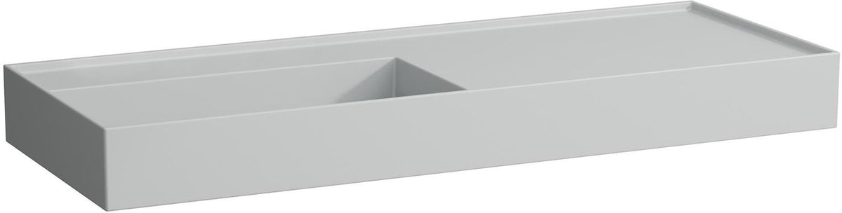 LAUFEN Waschtisch KARTELL LAUFEN 1200x460 mm Ablage rechts, 1 Hahnloch, ohne Überlauf, weiß