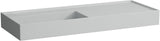 LAUFEN Waschtisch KARTELL LAUFEN 1200x460 mm Ablage rechts, 1 Hahnloch, ohne Überlauf, weiß