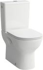 LAUFEN Stand-WC Kombination LUA 360x650mm spülrandlos weiß – Tiefspüler mit waagerechtem oder senkrechtem Abgang