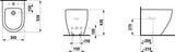 LAUFEN PRO Standbidet 530x360x430 mm, 1 Hahnloch, verdeckte Befestigung, weiß