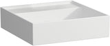 LAUFEN Handwaschbecken KARTELL 460x460mm weiß ohne Überlauf, 1 Hahnloch