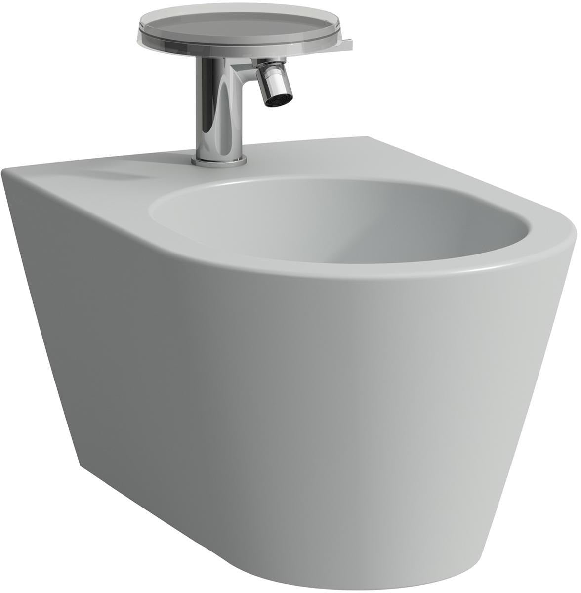LAUFEN Wandbidet KARTELL 1 Hahnloch weiß – 545 x 370 mm, Wandmontage, ohne seitliches Loch