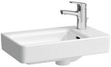 LAUFEN PRO S Handwaschbecken 480x280 mm asymmetrisch, 1 Hahnloch rechts, mit Überlauf, weiß
