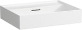 LAUFEN Waschtisch KARTELL 600x460mm Unterbau mit Überlauf, 1 Hahnloch, weiß