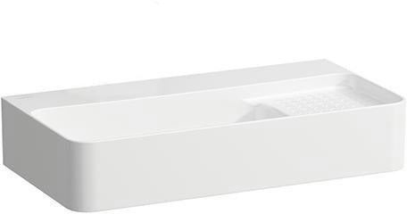 LAUFEN Aufsatzwaschtisch VAL COMPACT 600x315mm ohne Hahnloch mit Überlauf weiß