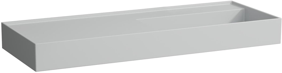LAUFEN Waschtisch KARTELL LAUFEN 1200x460mm Ablage links ohne Überlauf 1 Hahnloch weiß