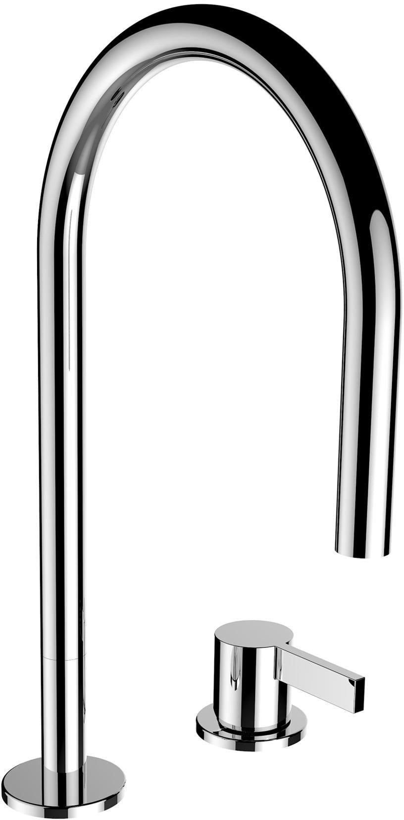 LAUFEN KARTELL LAUFEN 2-Loch-Waschtischmischer chrom mit schwenkbarem Auslauf