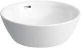 LAUFEN PRO B Waschtisch-Schale 420x420 mm weiß mit Überlauf – Aufsatzwaschtisch ohne Hahnloch