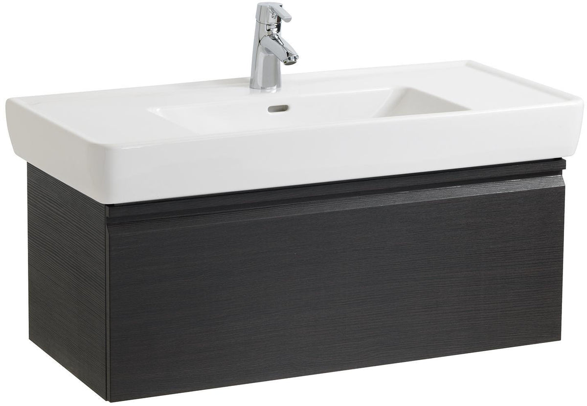 LAUFEN PRO A Waschtischunterbau 450 mm Wenge mit Schublade und Griffmulde