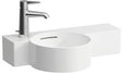 LAUFEN Handwaschbecken VAL 550x315mm 1 Hahnloch links schneidbar weiß