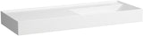 LAUFEN Waschtisch KARTELL LAUFEN 1200x460mm Ablage links ohne Überlauf 1 Hahnloch weiß