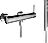 LAUFEN KARTELL Einhand-Duschenmischer mit Handbrause TwinStick und Schlauch 1800 mm chrom