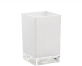 LAUFEN Becher KARTELL BOXY 70 x 70 x 120 mm kristallklar aus Kunststoff