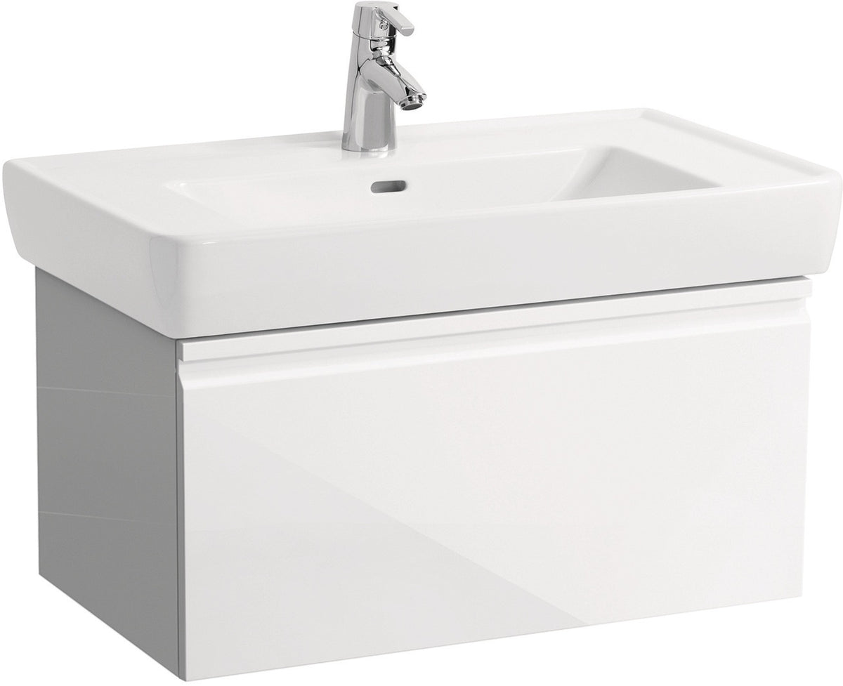 LAUFEN PRO A Waschtischunterbau 450 mm Wenge mit Schublade und Griffmulde