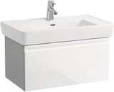 LAUFEN PRO A Waschtischunterbau 450 mm Wenge mit Schublade und Griffmulde