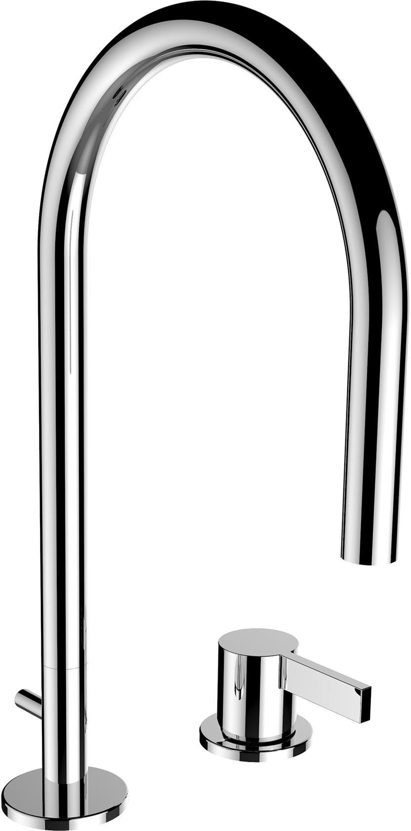 LAUFEN KARTELL LAUFEN 2-Loch-Waschtischmischer chrom mit schwenkbarem Auslauf