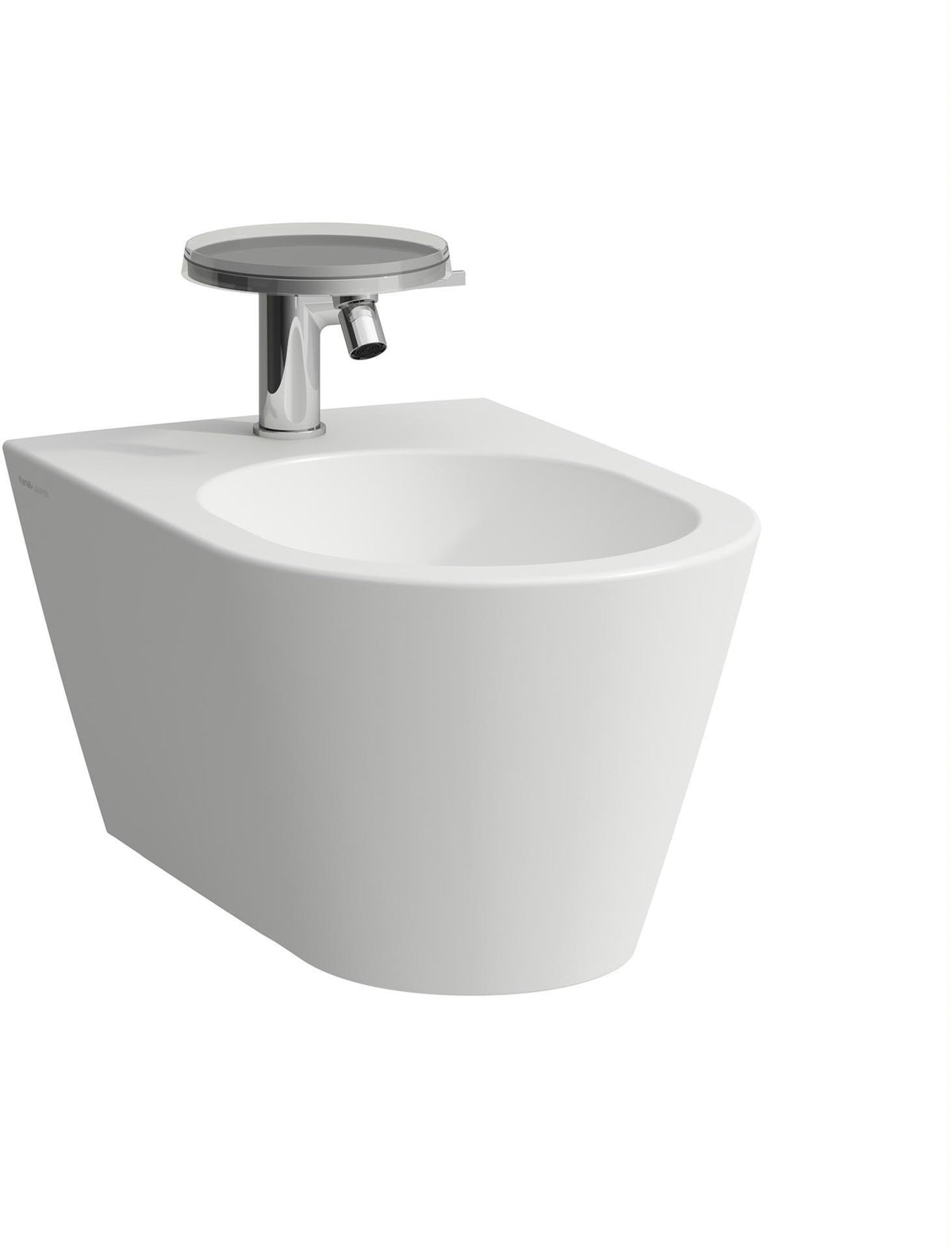 LAUFEN Wandbidet KARTELL 1 Hahnloch weiß – 545 x 370 mm, Wandmontage, ohne seitliches Loch
