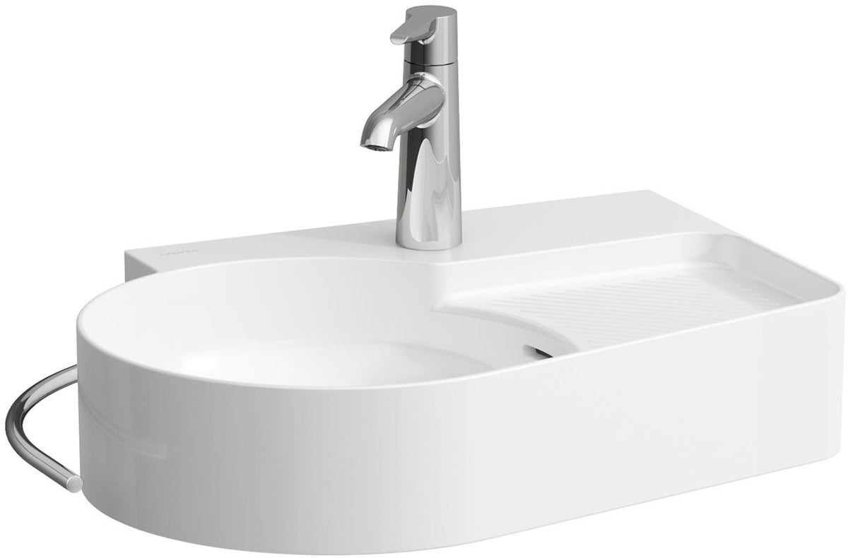 LAUFEN Handtuchhalter VAL chrom, Aufhängefläche 270 mm – Design von Konstantin Grcic