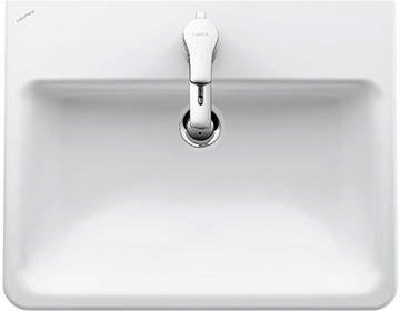 LAUFEN PRO S Einbauwaschtisch 560x440 mm mit Überlauf, 1 Hahnloch, weiß – Sanitärkeramik