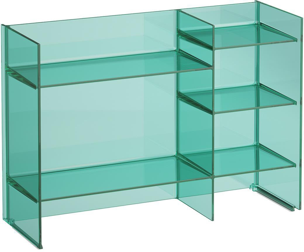 LAUFEN Regal KARTELL 750 x 265 x 530 mm in Bernstein – Freistehendes Designer-Regal von Ludovica & Roberto Palomba