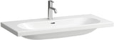 LAUFEN Waschtisch LUA 100x46 cm unterbaufähig ohne Hahnloch ohne Überlauf mit LCC Beschichtung Weiß