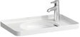 LAUFEN Einbauwaschtisch VAL 360x550x145 mm weiß mit 1 Hahnloch links und Überlauf