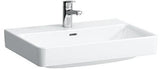 LAUFEN PRO S Waschtisch 650x465mm mit Überlauf, 1 Hahnloch, weiß – Wandmontage