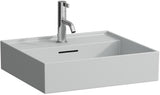 LAUFEN Aufsatzwaschtisch KARTELL 500x460 mm, 1 Hahnloch, mit Überlauf, weiß