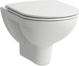 LAUFEN PRO PACK Wand-WC H820960 weiß spülrandlos mit WC-Sitz slim