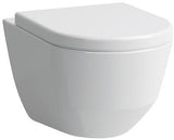 LAUFEN PRO Wand-WC Flachspüler 53 cm weiß mit Spülrand für UP-Spülkasten