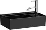 LAUFEN Handwaschbecken KARTELL 460x280mm Armaturenbank rechts, 1 Hahnloch, ohne Überlauf, weiß