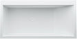 LAUFEN Einbau-Badewanne KARTELL 1700x860 mm links mit LED-Beleuchtung – Mineralwerkstoff weiß