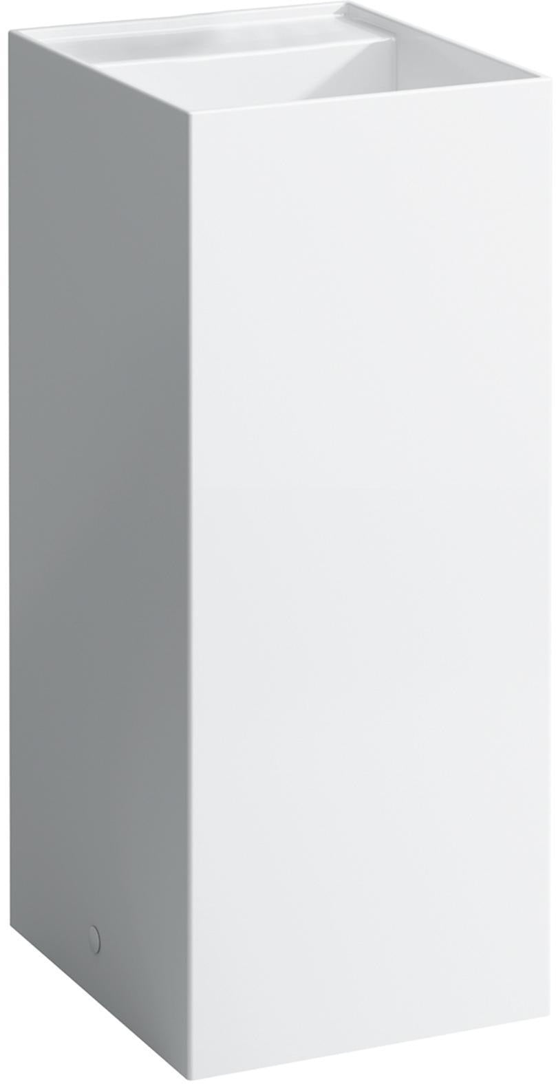 LAUFEN Waschtisch KARTELL LAUFEN freistehend 900 mm weiß 1 Hahnloch ohne Überlauf