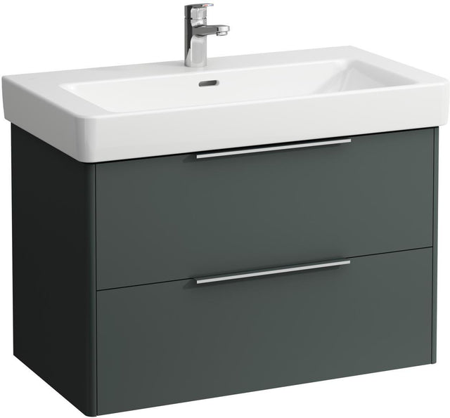 LAUFEN Waschtischunterbau BASE für PRO S 530x810x440 mm mit 2 Schubladen in Verkehrsgrau