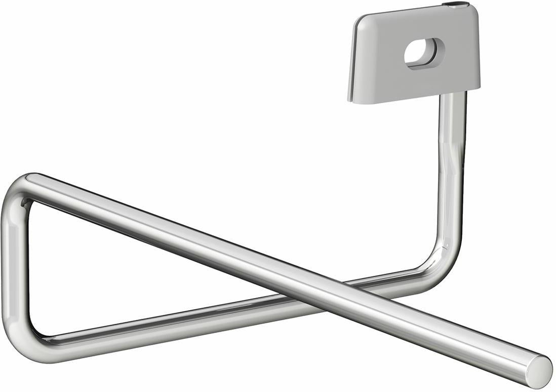 LAUFEN Handtuchhalter VAL chrom, Aufhängefläche 345 mm links – Design von Konstantin Grcic