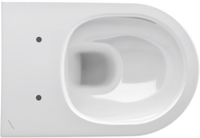 LAUFEN PRO Wand-WC spülrandlos tief 360x530mm weiß – wandhängend